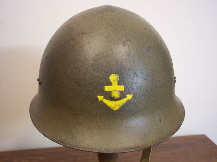 WWII Japanese Imperial Naval Landing Forces (Marines) Helmet