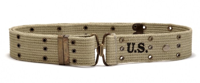 US M1912 Holster, Pistol Belt, and .45 Mag Pouch-img-7