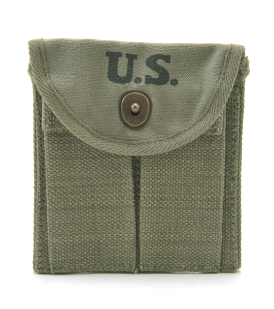 M1 CARBINE BUTTSTOCK TYPE POUCH OD Green Marked JT&L® 1944-img-1