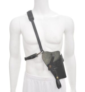 M7 Shoulder Holster with Premium Black Drum Dyed Leather Fits USGI M1911, SIG 226, Glock 19 and Beretta 92FS