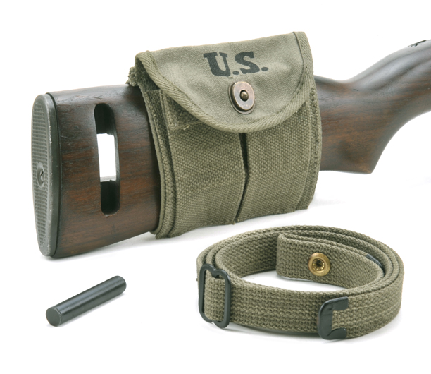 OD USGI WW2 DATED .30 M1 CARBINE SLING, OILER, BUTTSTOCK POUCH JT&L® 1944-img-0