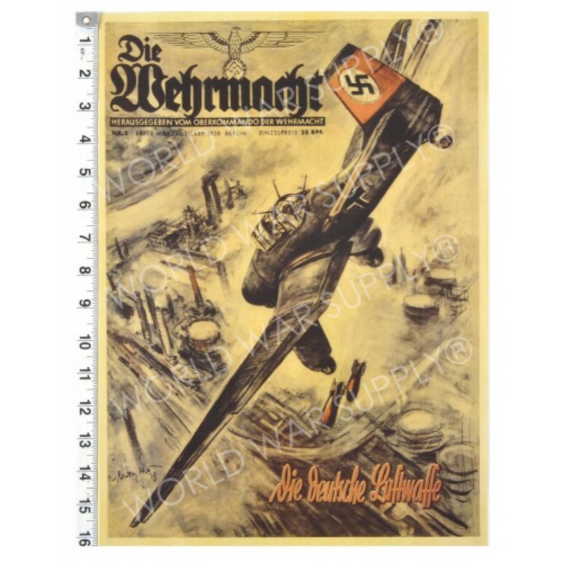 Stuka German WW2 War Poster-img-2
