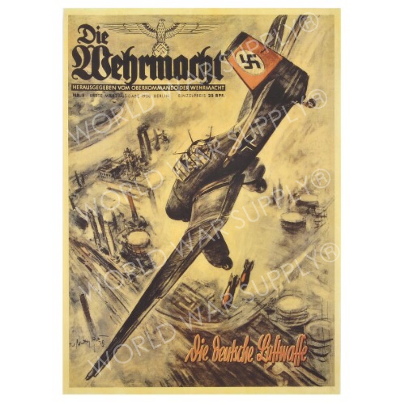 Stuka German WW2 War Poster-img-0