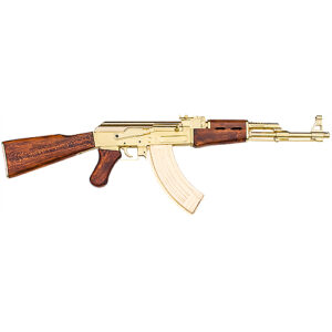 Gold Russian AK-47 Assault Rifle Replica