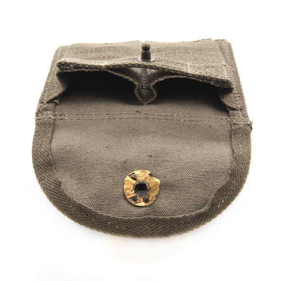 WW2 .30 M1 CARBINE SLING OILER BUTTSTOCK POUCH & FLEECE CASE OD Dated 1944-img-3