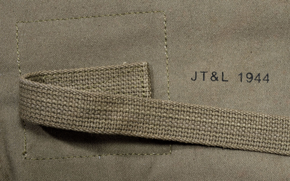 WW2 M1 CARBINE FLEECE LINED CANVAS CASE WITH CARRY STRAP JT&L® 1944 Dark OD-img-3