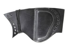 Extra Thick M1A AR15 M16 Black Leather Buttstock Sniper Pad