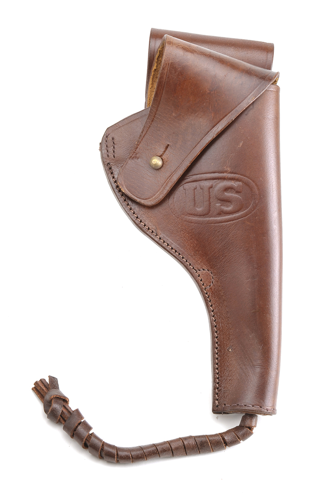 US M1917 1942 .45 PISTOL REVOLVER HOLSTER Premium Drum Dyed Leather-img-0