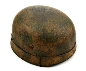 German WWII M38 Fallschirmjager Italian front Helmet