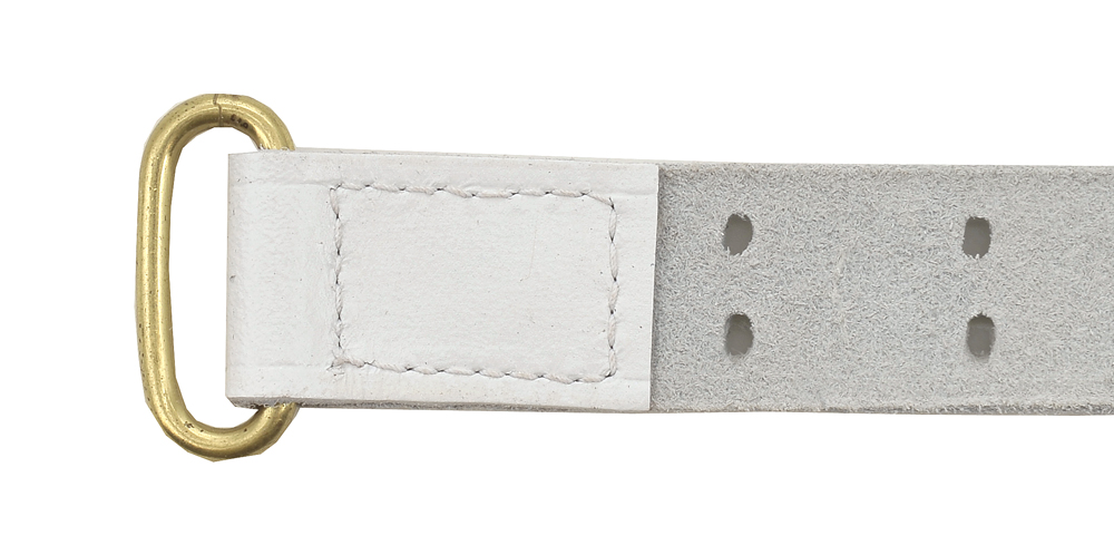 White Leather M1907 Military Rifle Sling-img-1