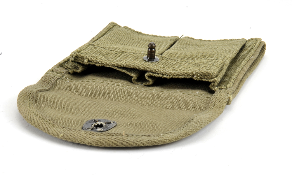 M1 CARBINE BUTTSTOCK TYPE POUCH Lt. OD Green Marked JT&L® 1943-img-2