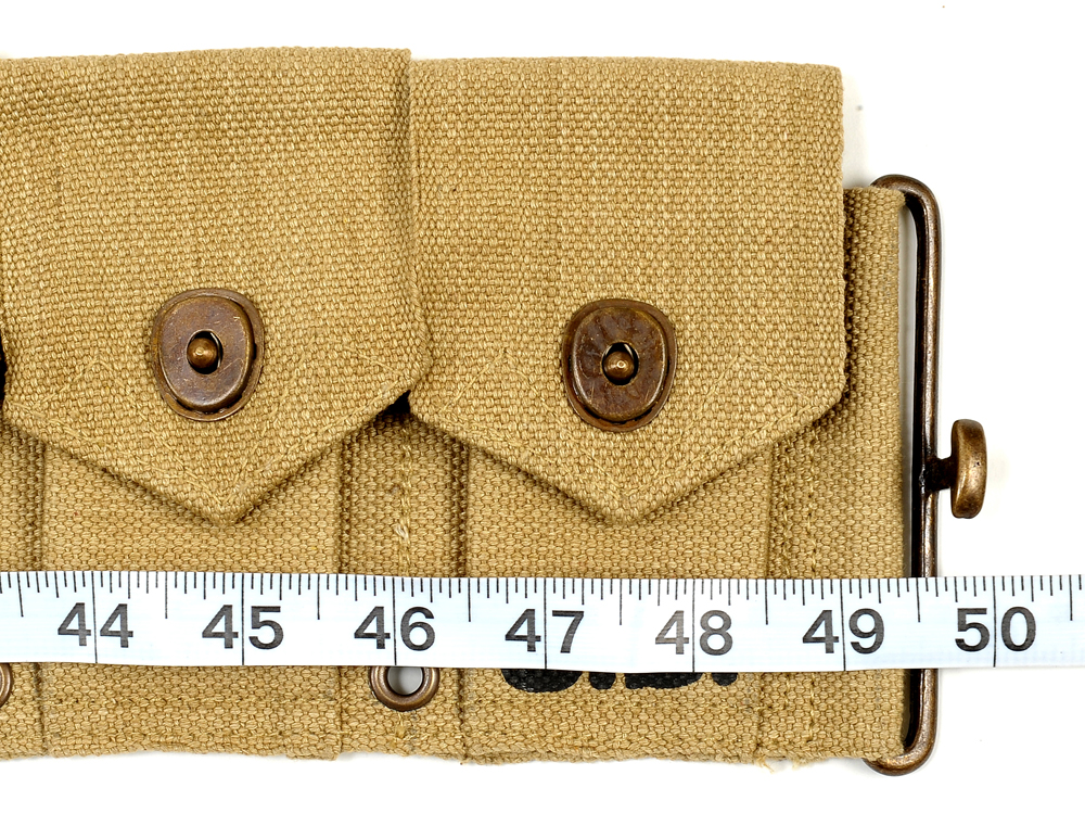US M1 Garand M1923 Cartridge Belt Khaki will fit up to 49" waist-img-5