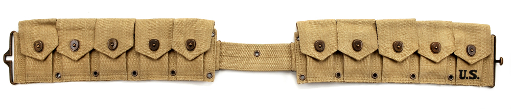 US M1 Garand M1923 Cartridge Belt Khaki will fit up to 49" waist-img-6