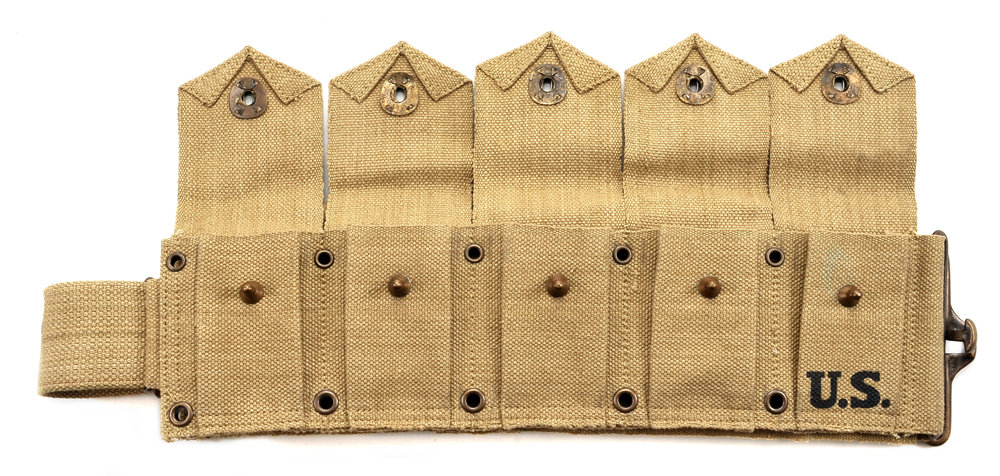 US M1 Garand M1923 Cartridge Belt Khaki will fit up to 49" waist-img-7