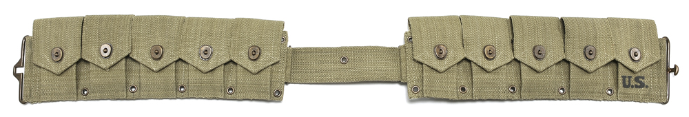 US M1 Garand M1923 Cartridge Belt LT OD-img-6