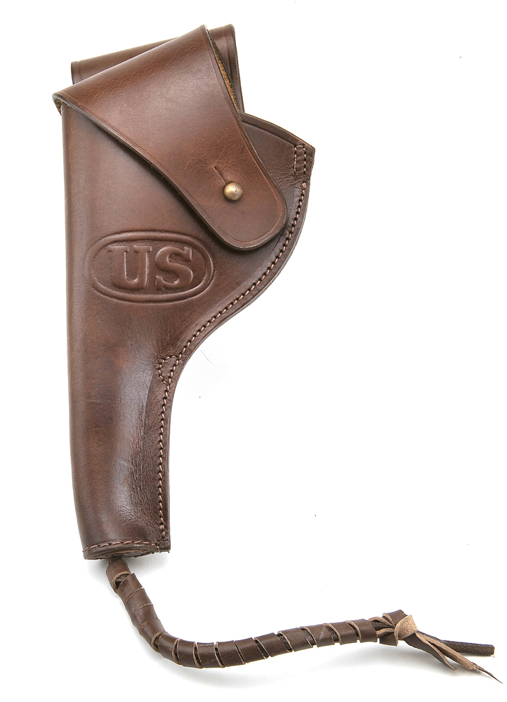 US M1917 1942 .45 PISTOL REVOLVER HOLSTER Lefty Premium Drum Dyed Leather-img-0