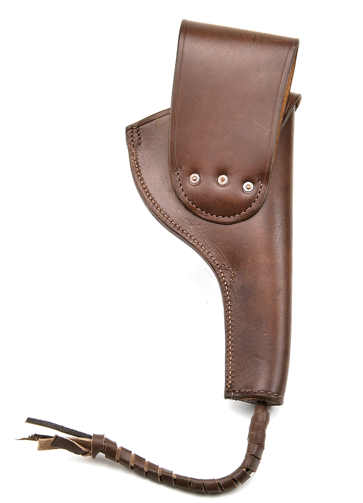 US M1917 1942 .45 PISTOL REVOLVER HOLSTER Lefty Premium Drum Dyed Leather-img-4