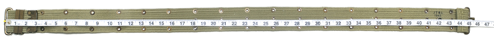 WW2 U.S. M1936 Pistol Belt LT OD marked JT&L® 1943 will fit up to 45" waist-img-4