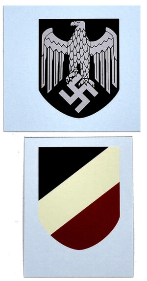 WW2 German Army Wehrmacht Helmet Decals