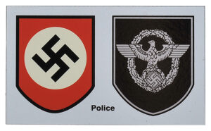 WW2 German Police Helmet Decals