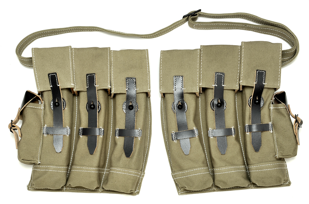 German WW2 STG44 MP44 Magazine Pouch Set-img-0