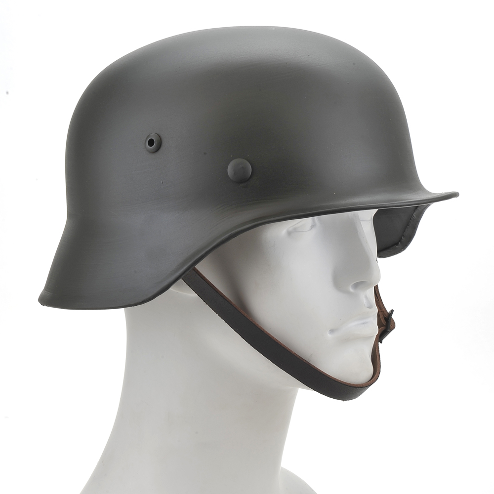 Casque allemand Stahlhelm M35 en acier - Reproduction WW2