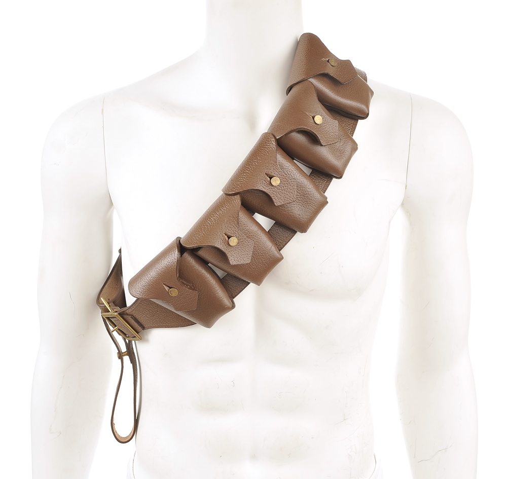 British P-1903 Leather Five Pocket Bandolier Pattern 1903-img-0