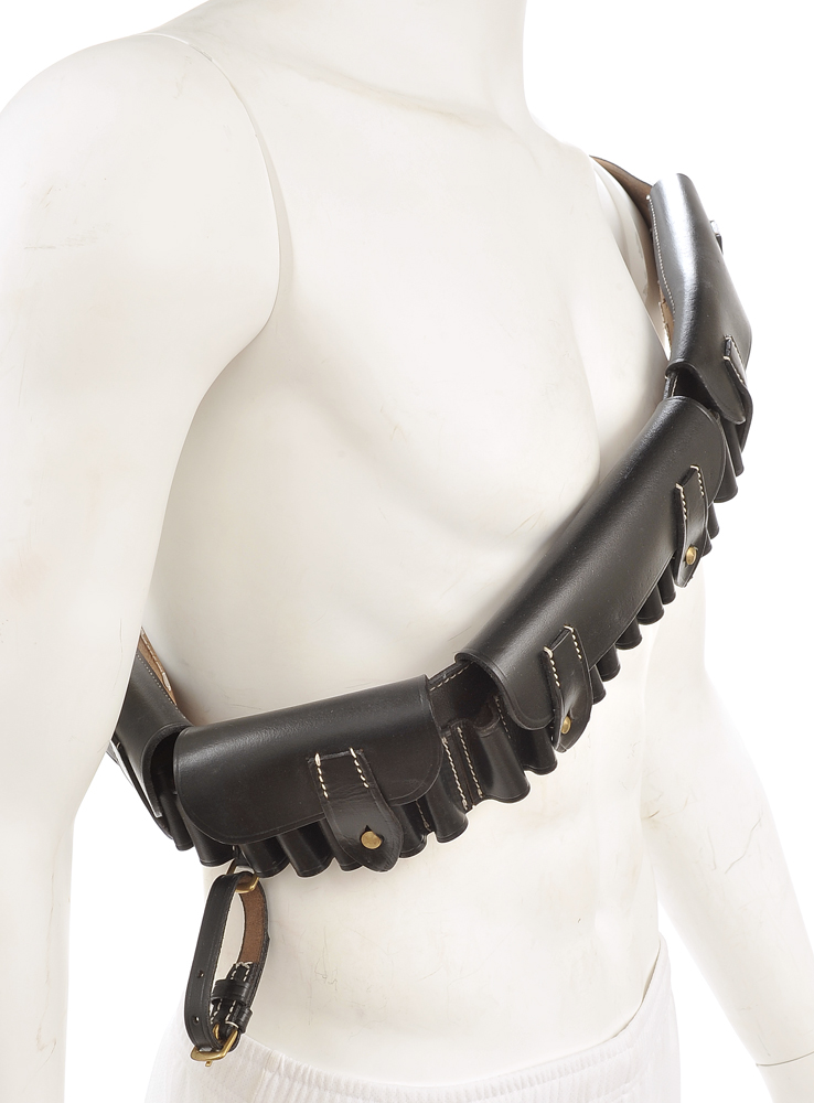 British Martini-Henry Bandolier P-1882 Black Leather-img-6