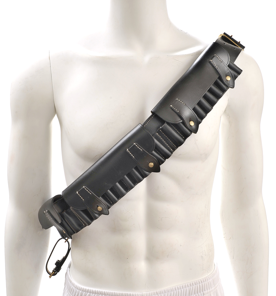 British Martini-Henry Bandolier P-1882 Black Leather-img-0