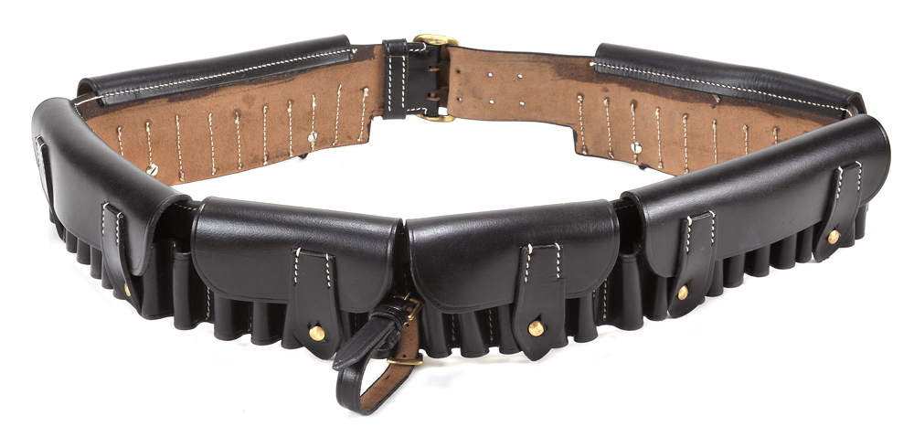 British Martini-Henry Bandolier P-1882 Black Leather-img-4