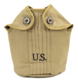 World War Supply US WW2 M1936 Musette Bag with Shoulder Strap Khaki Marked  JT&L 1942 Messenger Bag Shoulder Bag