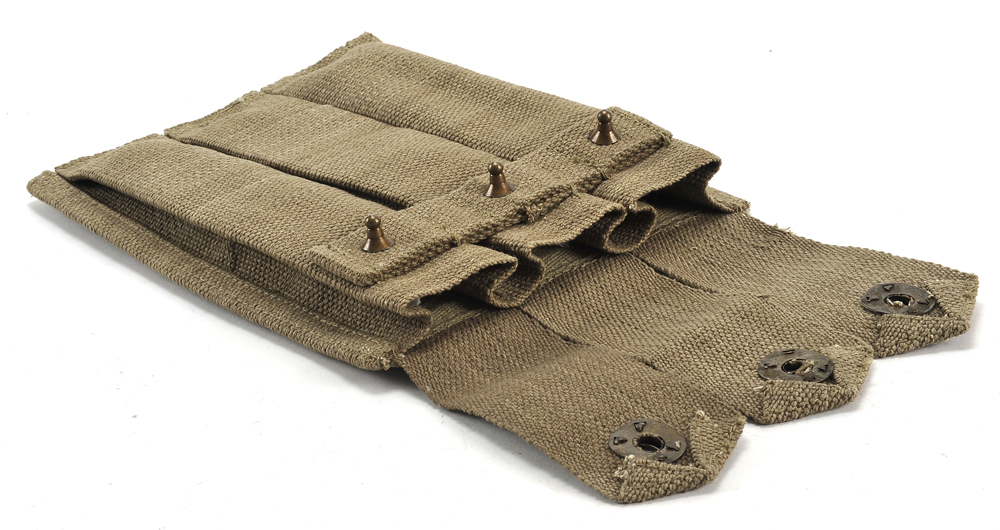 US WW2 Thompson 3 Cell Magazine Pouch-img-2