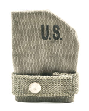 M1 Garand, M1 Carbine, 1903 Springfield Canvas Muzzle Cover Dark OD Marked JT&L® 1944