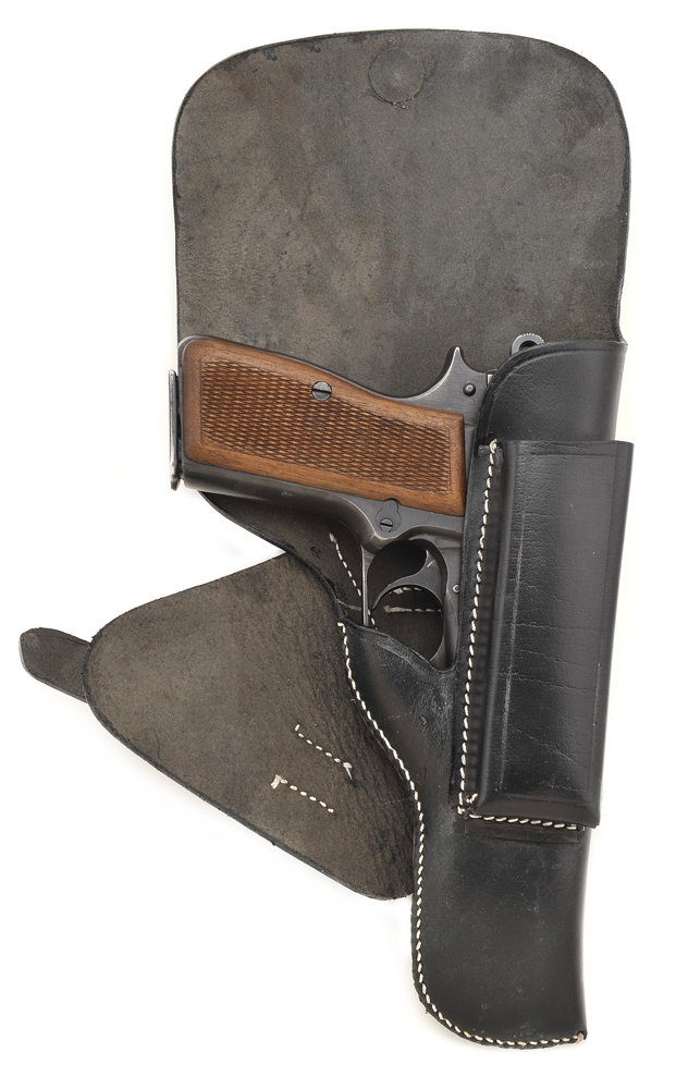 Browning Hi-Power Holster Black Leather-img-4
