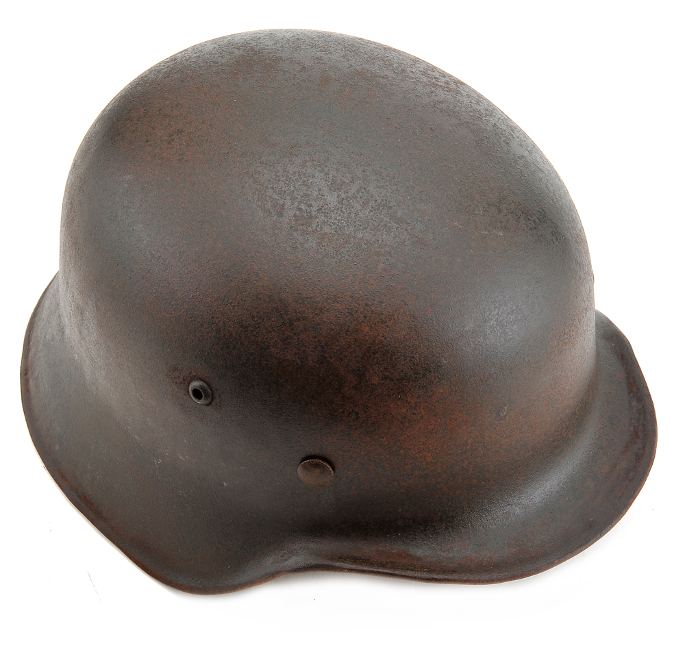 German Wehrmacht M1935 M35 Helmet Hand Aged-img-0