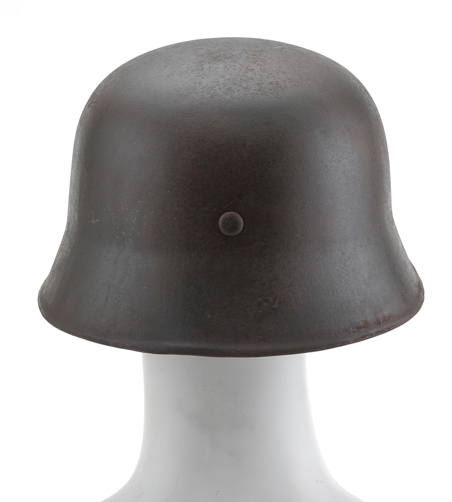 German Wehrmacht M1935 M35 Helmet Hand Aged-img-5