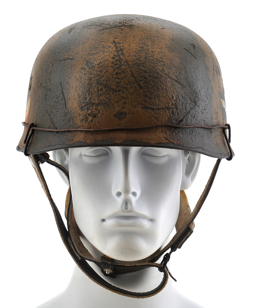 WW2 German M38 Fallschirmjäger (Paratrooper) Double Decal Helmet 2 Color-img-5