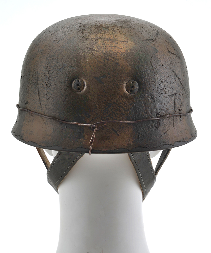 WW2 German M38 Fallschirmjäger (Paratrooper) Double Decal Helmet 2 Color-img-2