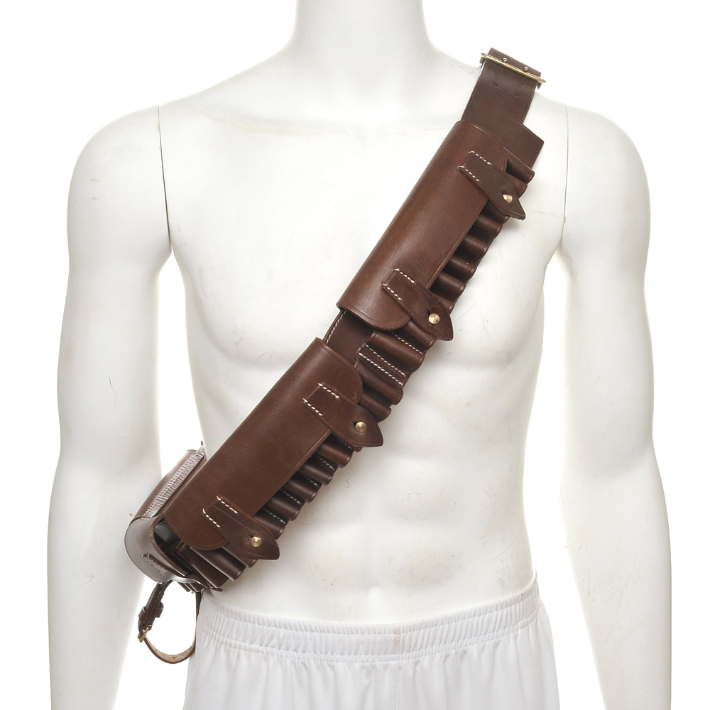 British Martini-Henry Bandolier P-1882 Brown Leather-img-0