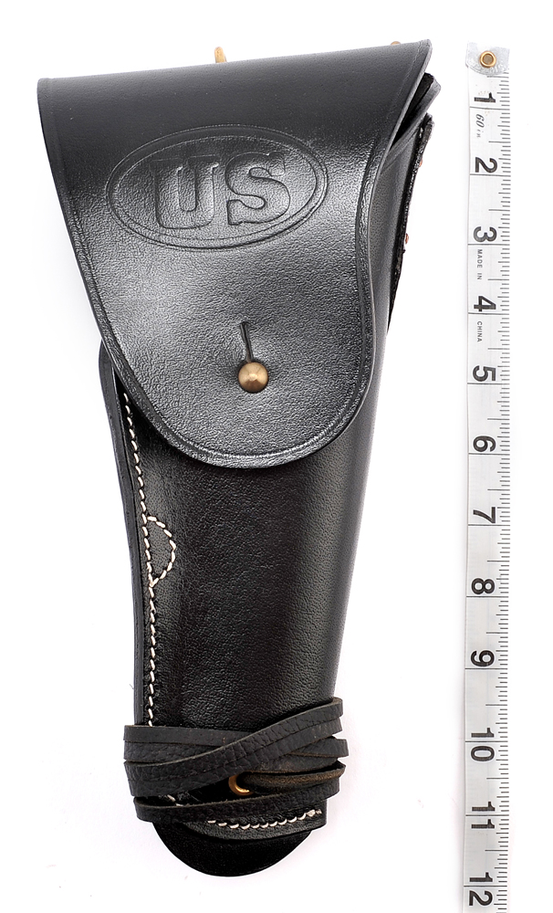 Black Leather M1916 Colt 1911 .45 Holster Premium-img-2