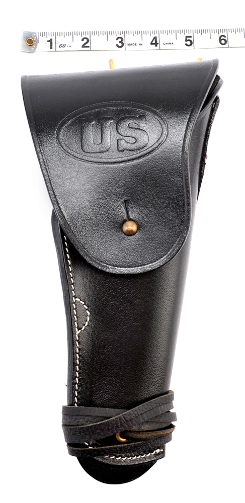 Black Leather M1916 Colt 1911 .45 Holster Premium-img-1