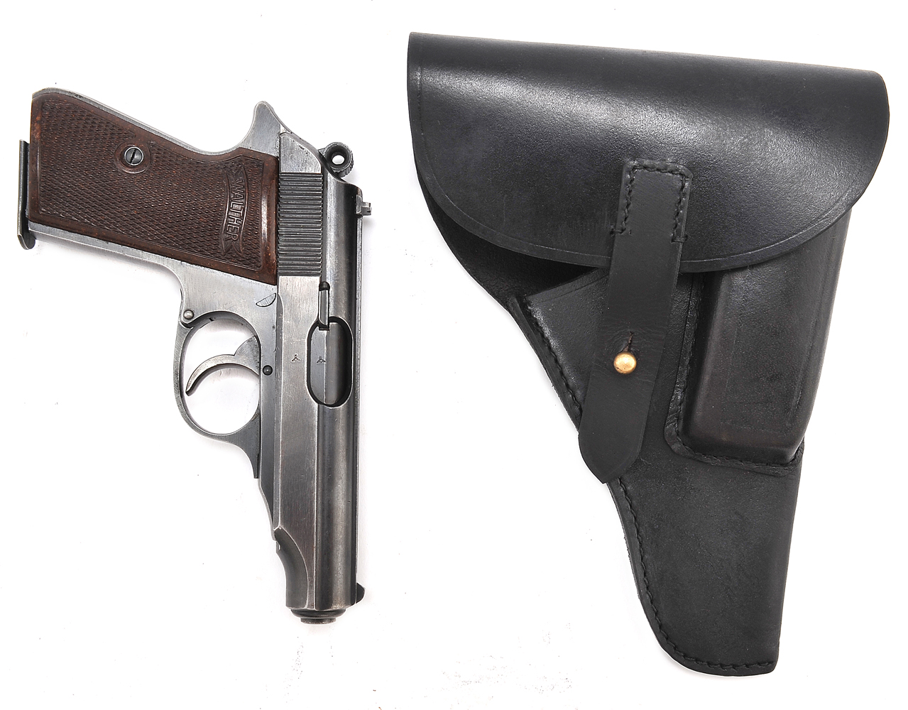 Black Leather Walther PP/PPK Holster-img-6