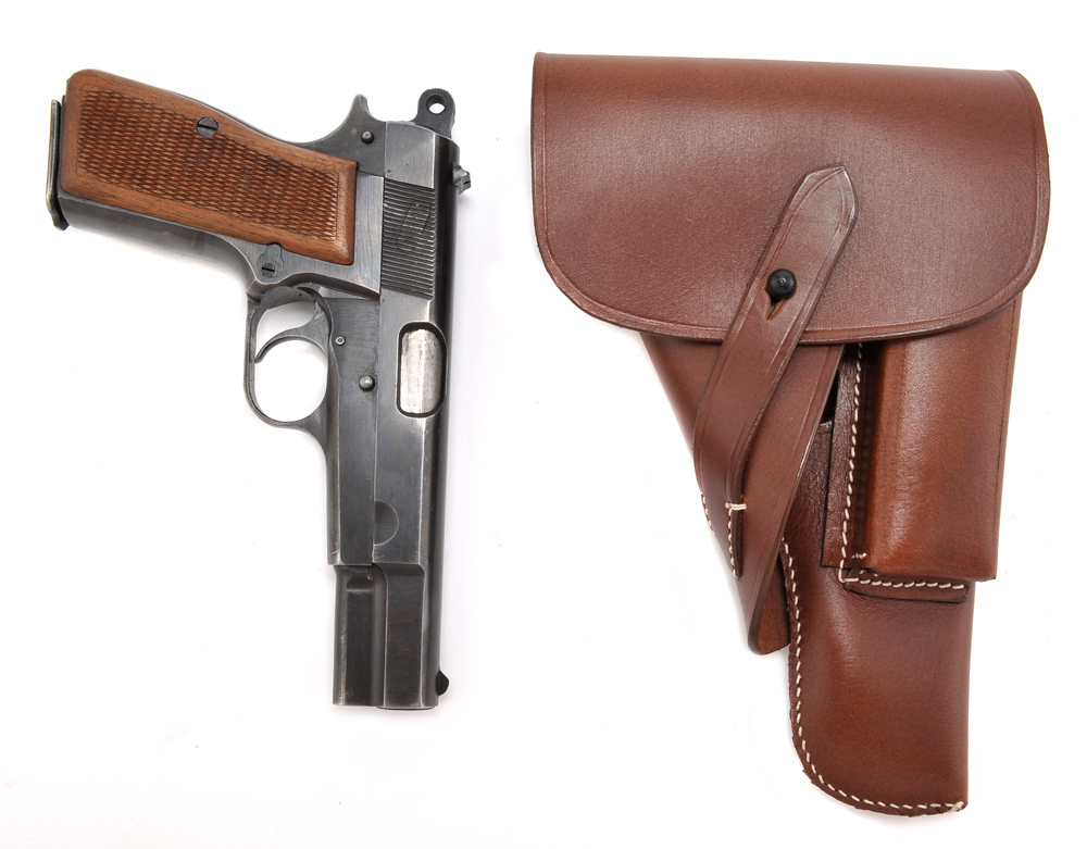 Browning Hi-Power Holster Brown Leather-img-3