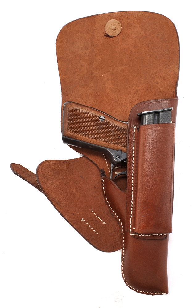 Browning Hi-Power Holster Brown Leather-img-1