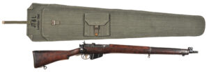 OD British Lee Enfield Canvas Case Marked JT&L London 1944