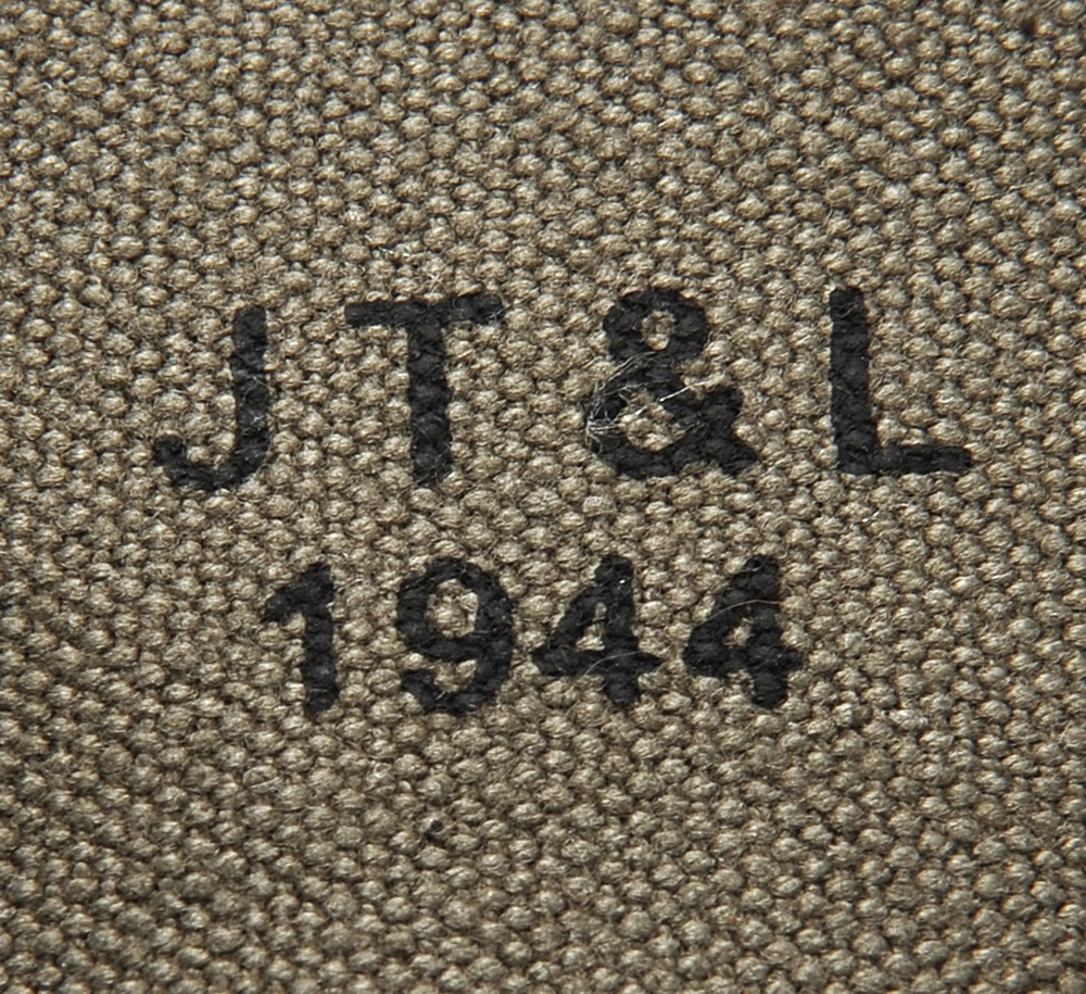 US WWII M1 Carbine Canvas Jump Case with Magazine Pouch marked JT&L 1944-img-6