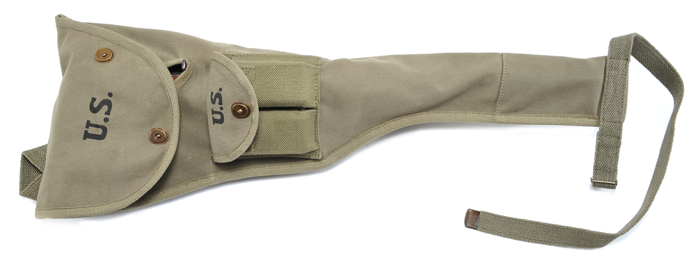 US WWII M1 Carbine Canvas Jump Case with Magazine Pouch marked JT&L 1944-img-5