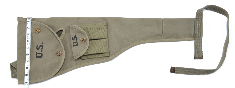 US WWII M1 Carbine Canvas Jump Case with Magazine Pouch marked JT&L 1944-img-3