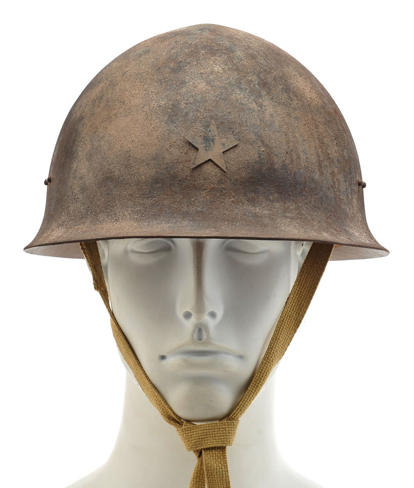WWII Japanese Army Helmet Hand Aged-img-7