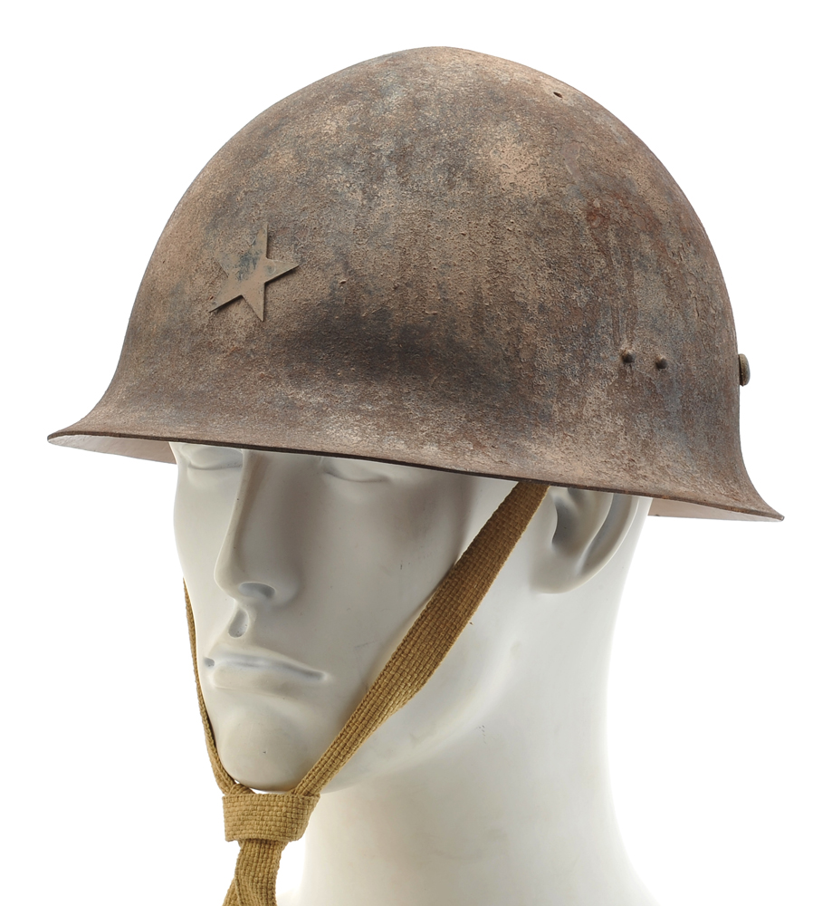 WWII Japanese Army Helmet Hand Aged-img-6